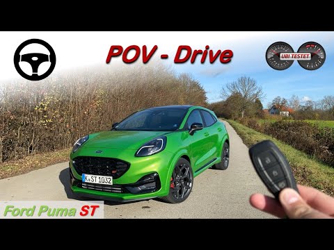 2021 Ford Puma ST  - high speed on german autobahn | Test - Review - POV Drive