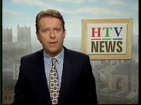 HTV West mid afternoon news Peter Crawford - October 1990