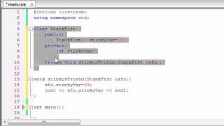 Buckys C++ Programming Tutorials - 48 - friend