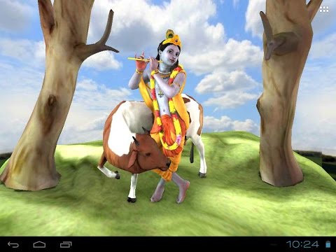 3D Krishna Live Wallpaper Video