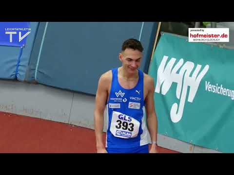 Jugend Hallen-DM 2022 | Enger Fight bis auf den letzten Meter: Mateusz Lewandowski triumphiert