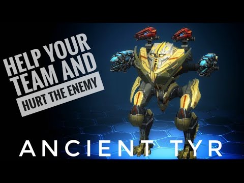 War Robots, Trying out the Ancient Tyr from operations,  needs leveled up a bit more tho.