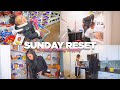 SUNDAY RESET GRWM FOR THE WEEK COOKING CLEANING GROCERY SHOPPING