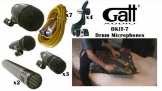 Gatt Audio Drum Mics | Sound Test / Unboxing / Review