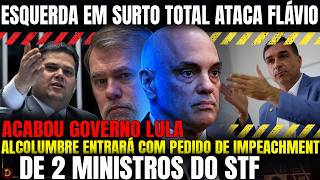 ALCOLUMBRE aceita IMPEACHMENT de 2 ministros do STF - ESQUERDA  ATACA FLÁVIO BOLSONARO SÓ VERGONHA