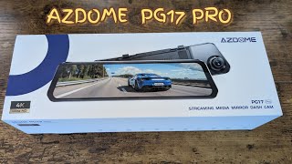 AZDOME PG17 Pro Mirror Dash Cam Review 