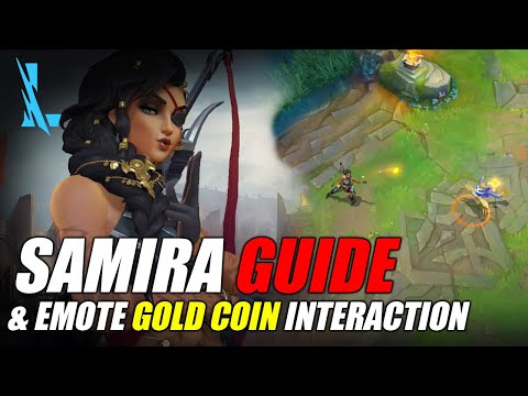 Samira Guide & Emote Gold Coin Interaction - Wild Rift