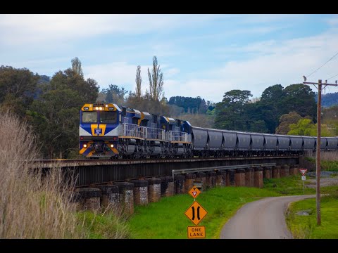 Trackside: 2 Hours at Mittagong seeing Qube Grain & Pacific National, Limestone & Rubbish- 3/10/22
