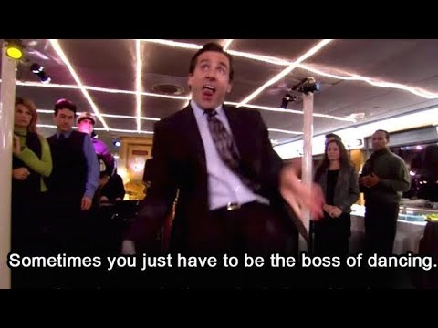 The legendary dance blooper of Michael Scott😂❤️ || Season 2, Episode 11 - Booze Cruise.