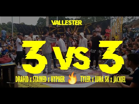 DRAFCO x STAINED x HYPHER vs TYLER x LUNA 5K x JACKIEL | PANDILLAS 3vs3|16 OCTAVOS|EL CLUB DEL VERSO
