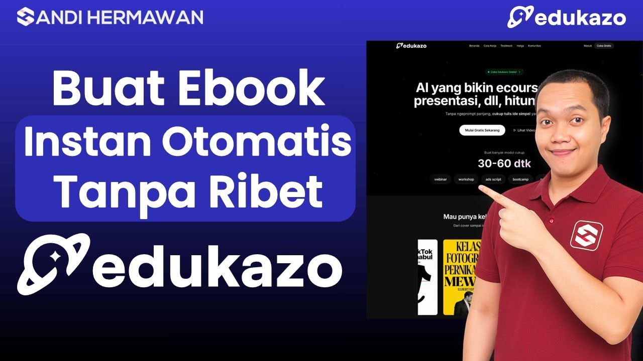 Cara Membuat Ebook Instan Otomasis Tanpa Ribet Dengan Edukazo