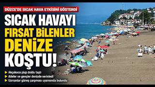  Sıcak Havayı Fırsat Bilenler Denize Koştu