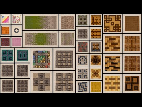 Eli's Art - Minecraft: 40 Floor Design Ideas