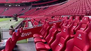 Ajax Amsterdam Cruyff ArenA, stadium Tour - Pitchside, Monday 25 August 2025