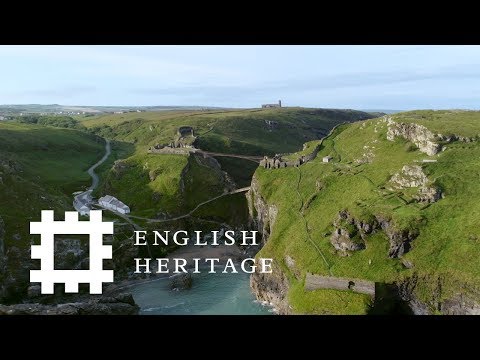 廷塔格爾城堡--新橋的建造過程。 (Tintagel Castle - The Making Of The New Bridge)
