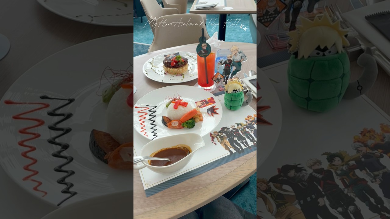 ヒロアカ×渋谷エクセルホテル東急コラボが最高だった💣 #mha #僕のヒーローアカデミア