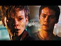 •Thomas & Newt• || Hold on || The Maze runner