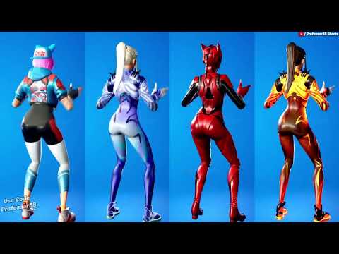 Fortnite Pump Me Up Tiktok Emote With Lynx Mizuki Legendary Skins Thicc 🍑😘😜😍🔥 | Who Won ?