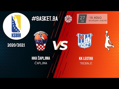 HKK Čapljina vs KK Leotar - 19. kolo - KSBIH - 2020/2021