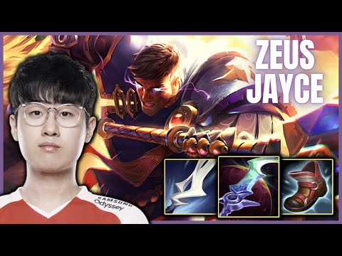T1 ZEUS JAYCE VS JAX TOP - PATCH 11.18