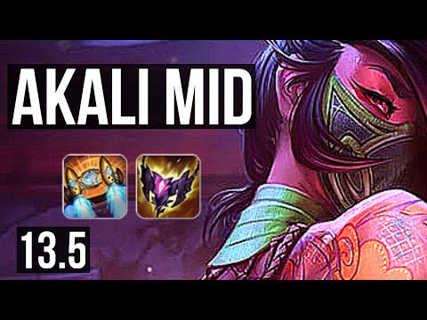 AKALI vs SETT (MID) | 11/0/1, Legendary, 800+ games | KR Grandmaster | 13.5