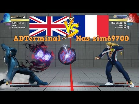 SFV CE スト5 CE 스파5 💣 ADTerminal (United Kingdom) vs Nas sim69700 (France) Street Fighter 5 CE