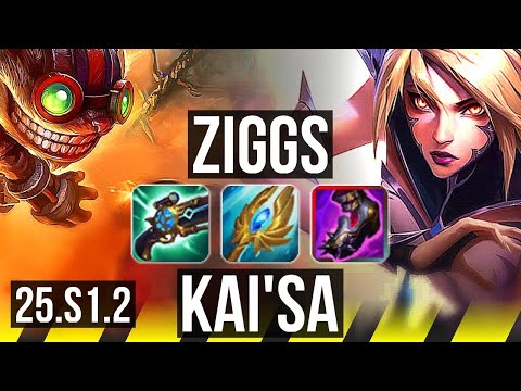 ZIGGS & Bard vs KAI'SA & Nautilus (ADC) | 500+ games | KR Grandmaster | 25.S1.2