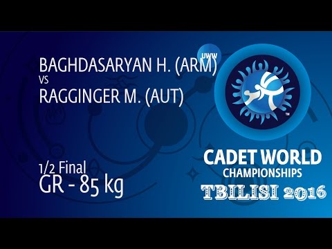 1/2 GR - 85 kg: M. RAGGINGER (AUT) df. H. BAGHDASARYAN (ARM), 2-1