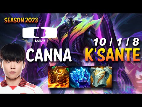 DK Canna K'SANTE vs JAYCE Top - KR Ranked