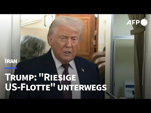 Trump: "Riesige US-Flotte" unterwegs in Richtung Iran | AFP