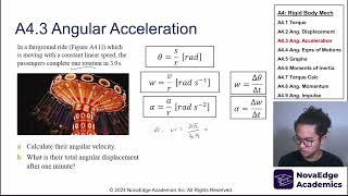 NEW 2025 EXAM IB Physics A4 Rigid Body Mechanics Part 1