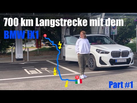 Von Deutschland nach Italien mit dem Elektroauto! BMW IX1 Langstrecke