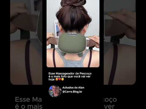Esse Massageador de Pescoço é o mais fofo que você vai ver 😍​❤️​🤭​ #shorts #massagem #bemestar