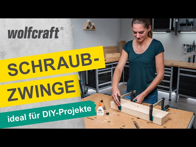 Video teaser per Schraubzwingen: Für vielfältige Spannanwendungen | wolfcraft