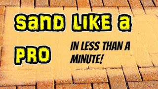 How to Re-sand a Block Paving Driveway | Pressure Washing |