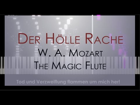 Der Hölle Rache (Queen of the Night Aria) Piano Accompaniment with Text