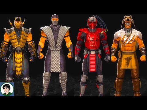 Mortal Kombat Komplete Edition - All Characters All Skins Showcase