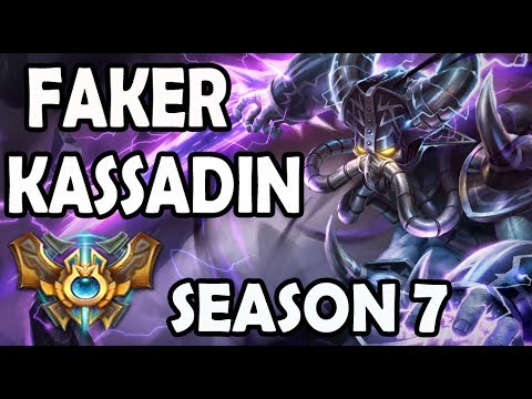 SKT T1 Faker Kassadin vs Jayce MID Ranked Challenger Korea