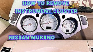 How To Remove Instrument Cluster In Nissan ''Murano DIY''