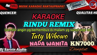 Download lagu Tuty Wibowo - Rindu Mix Karaoke Nada Wanita | Program Musik KN7000 mp3