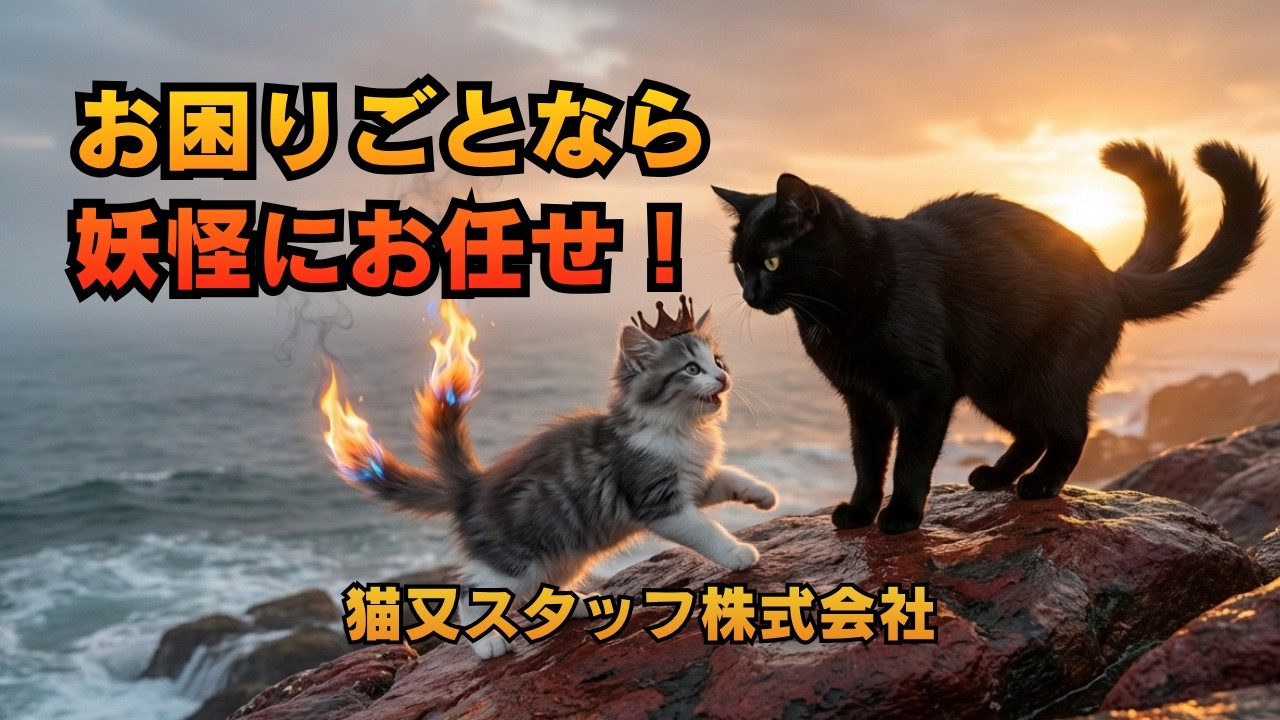 【海中大捜索編】全国どこでも”妖怪”派遣します！猫又スタッフ株式会社🐾