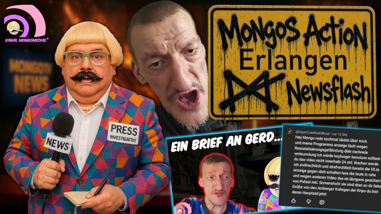 Mongo macht die NEWSFLASH - Gerd Baier bedroht in den Kommentaren! Die ganze Story!