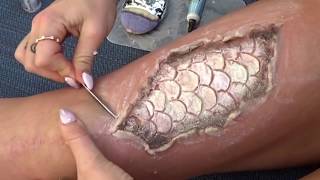 Easy Exposed Mermaid Scales Tutorial