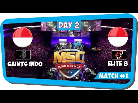 MSC DAY 2 GRAND FINAL: SAINTS INDO vs E8 ELITE 8 Match 1 Mobile Legends