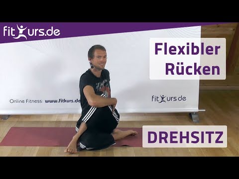 Der Drehsitz - Yoga Übung für einen beweglichen Rücken