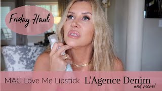 Friday Haul~ MAC Love Me Lipstick L&#39;Agence Denim Loft