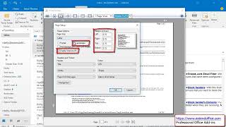 How to print emails without cutting off on the side in Outlook