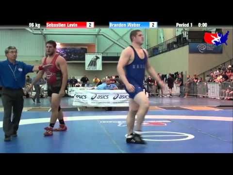 Sebastien Levin vs. Brandon Weber at 2013 ASICS University Nationals - FS