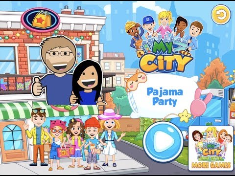 My City : Pajama Party - Lily & Dad! - YouTube