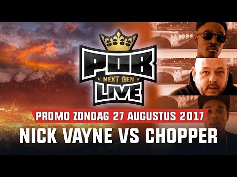 Nick Vayne vs Chopper - Behind The Punche: Promo POB LIVE 1/4de Finale